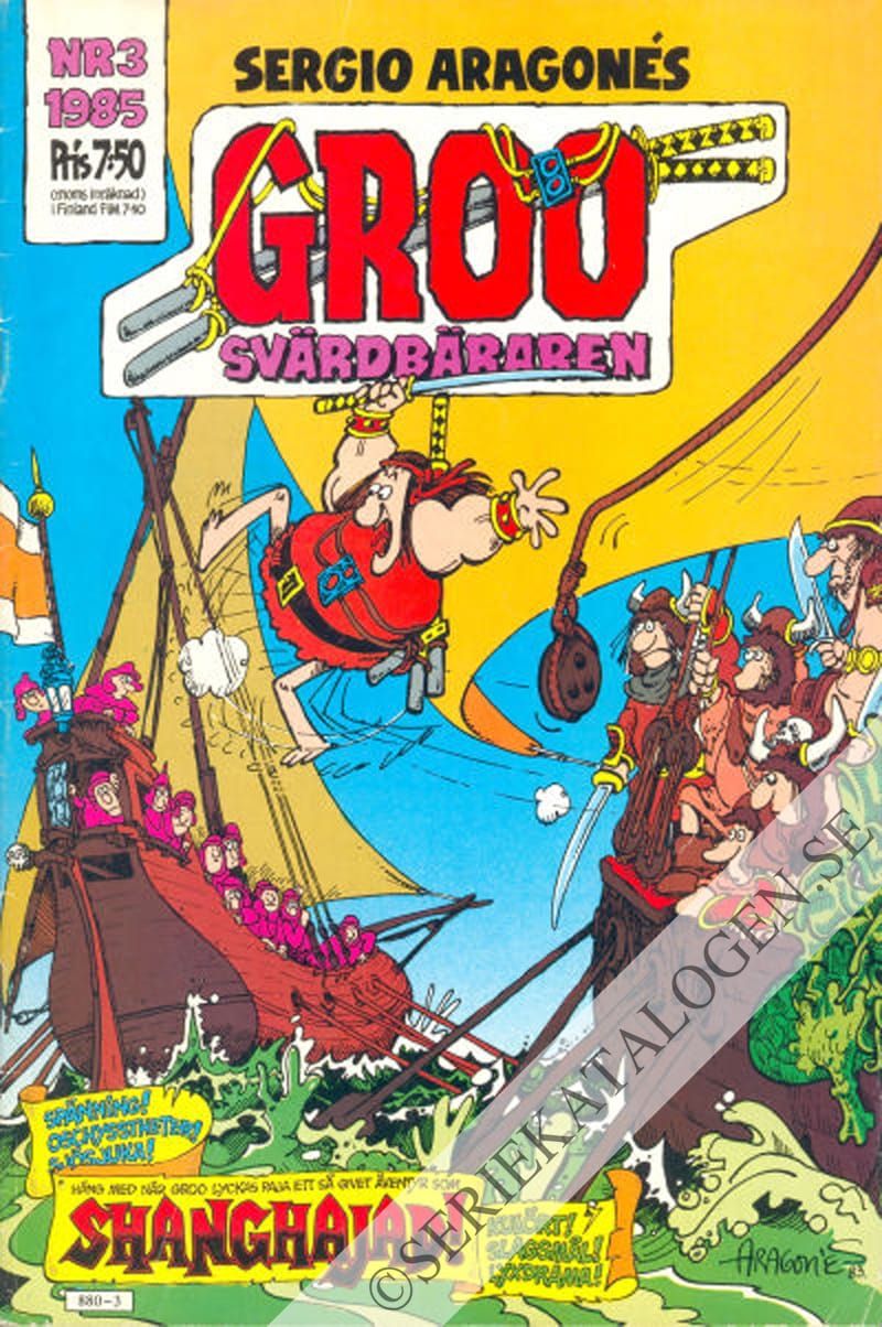 Framsida på Groo - svärdbäraren #3 (1985)