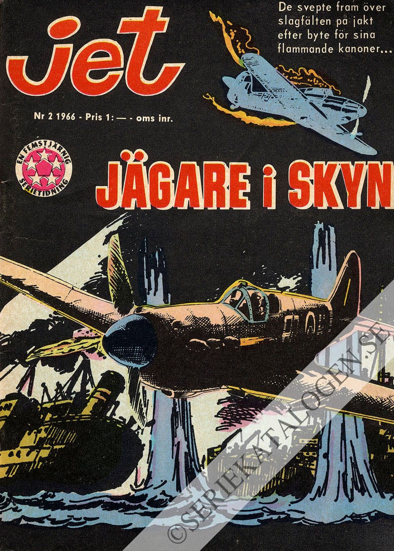 Framsida på Jet Jägare i skyn (1966)