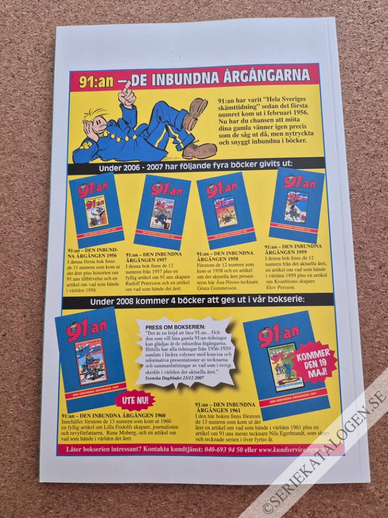 Baksida på Sommarkavalkad (2008)