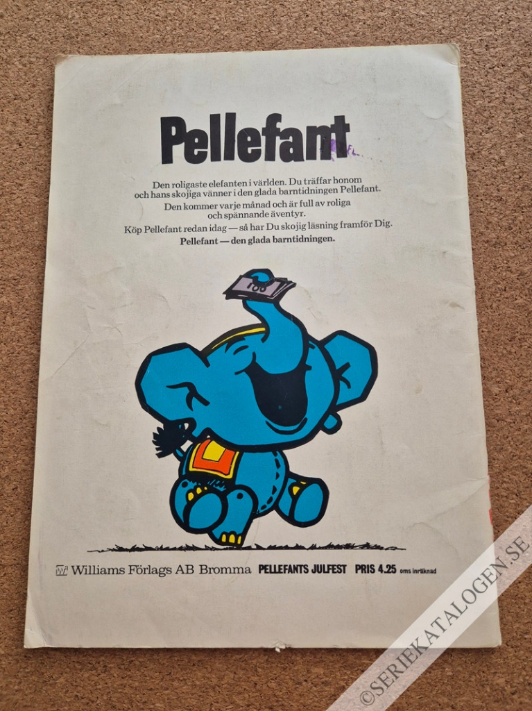 Baksida på Pellefants Julfest 1969 (1968)