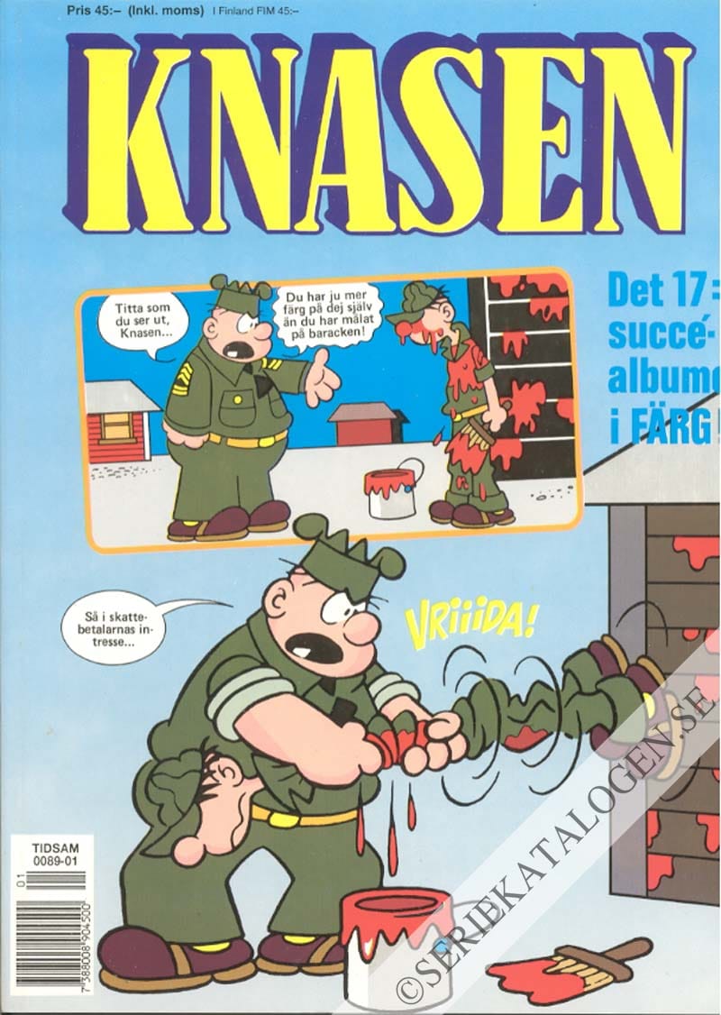 Framsida på Knasen Det 17:e succéalbumet i färg (1993)