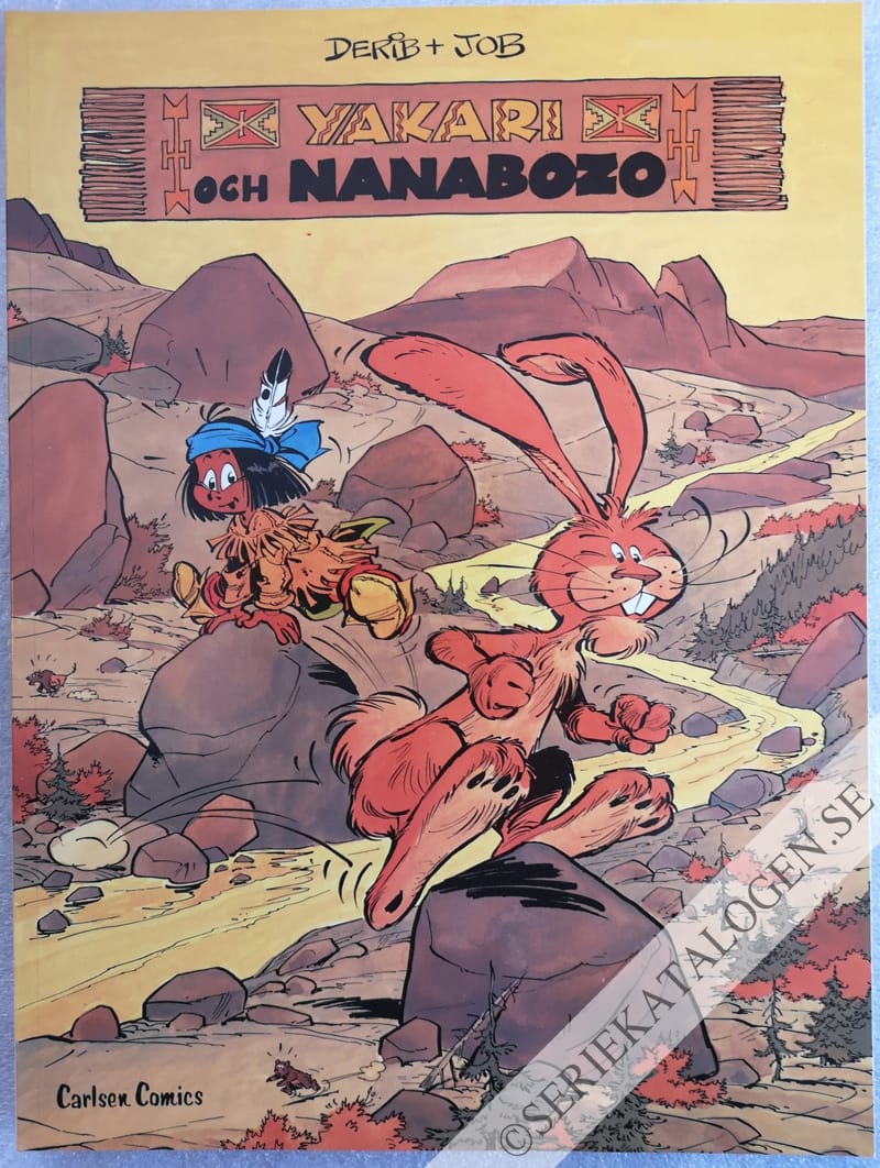 Framsida på Yakaris äventyr Yakari och Nanabozo (1979)