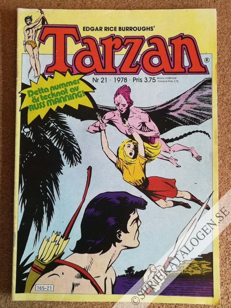 Framsida på Tarzan #21 (1978)