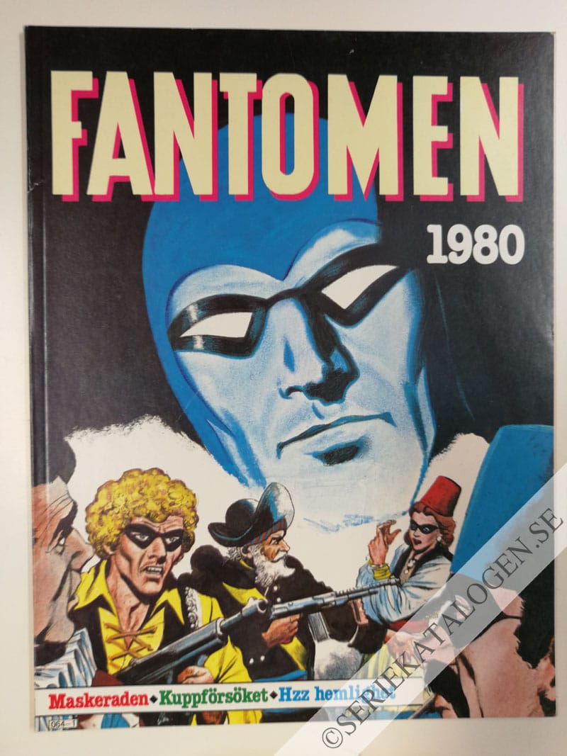 Framsida på Fantomen Maskeraden - Kuppförsöket - Hzz hemlighet (1979)