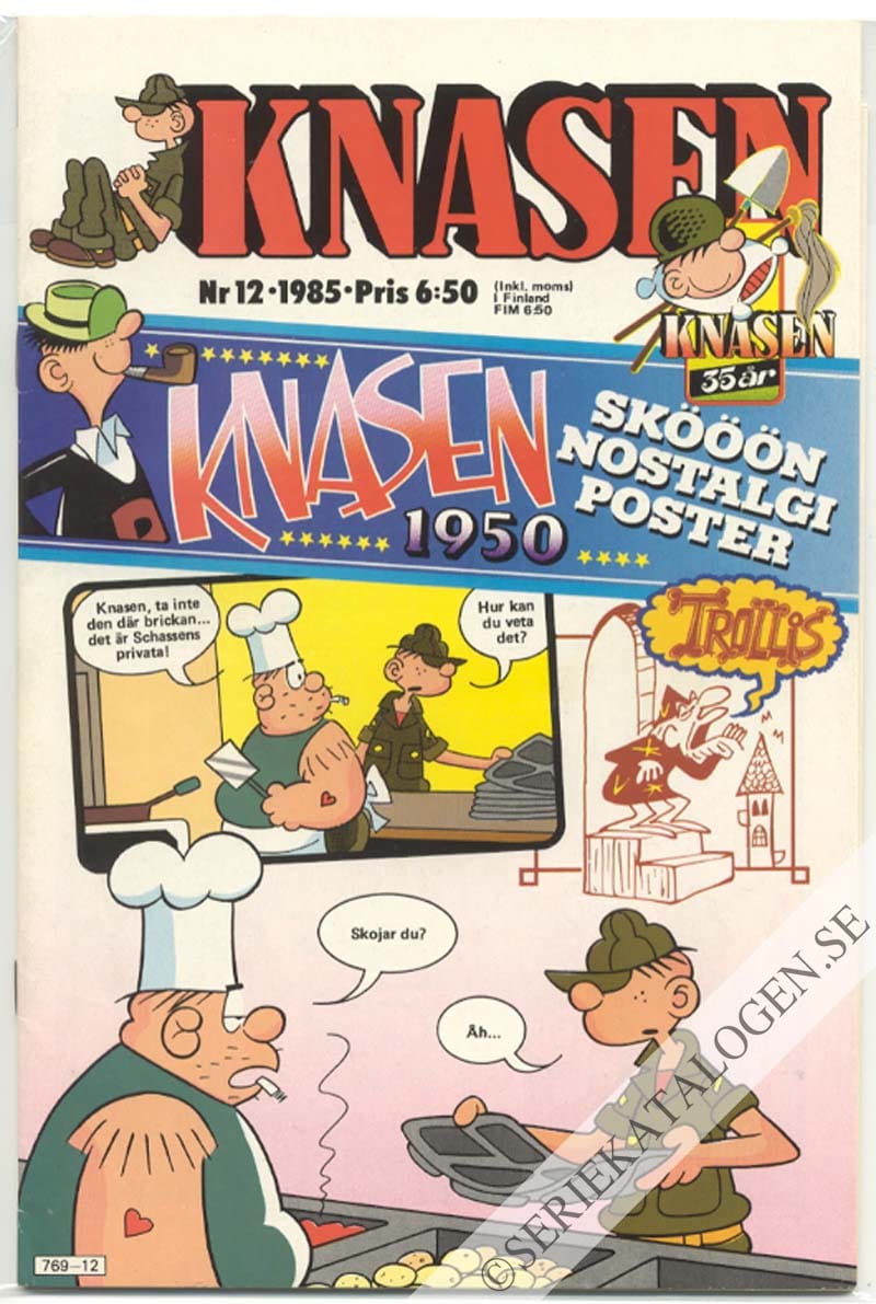 Framsida på Knasen #12 (1985)