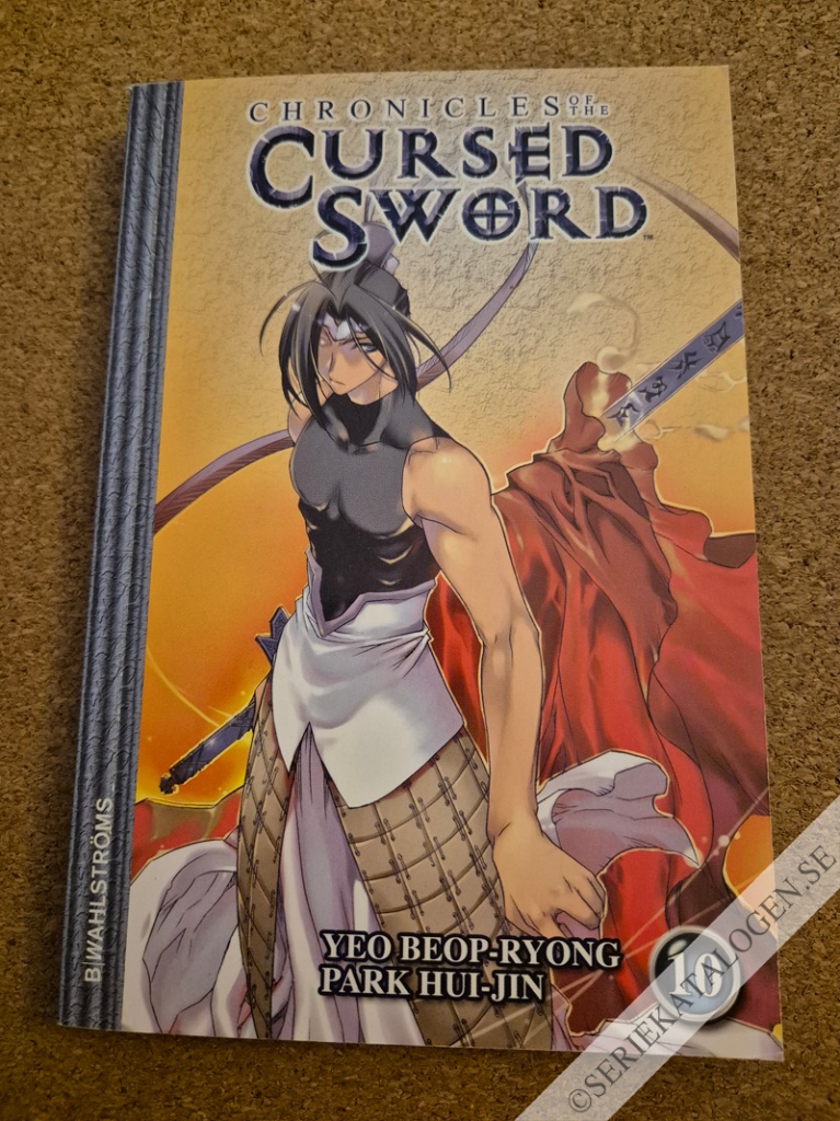Framsida på Chronicles of the cursed sword #10 (2008)