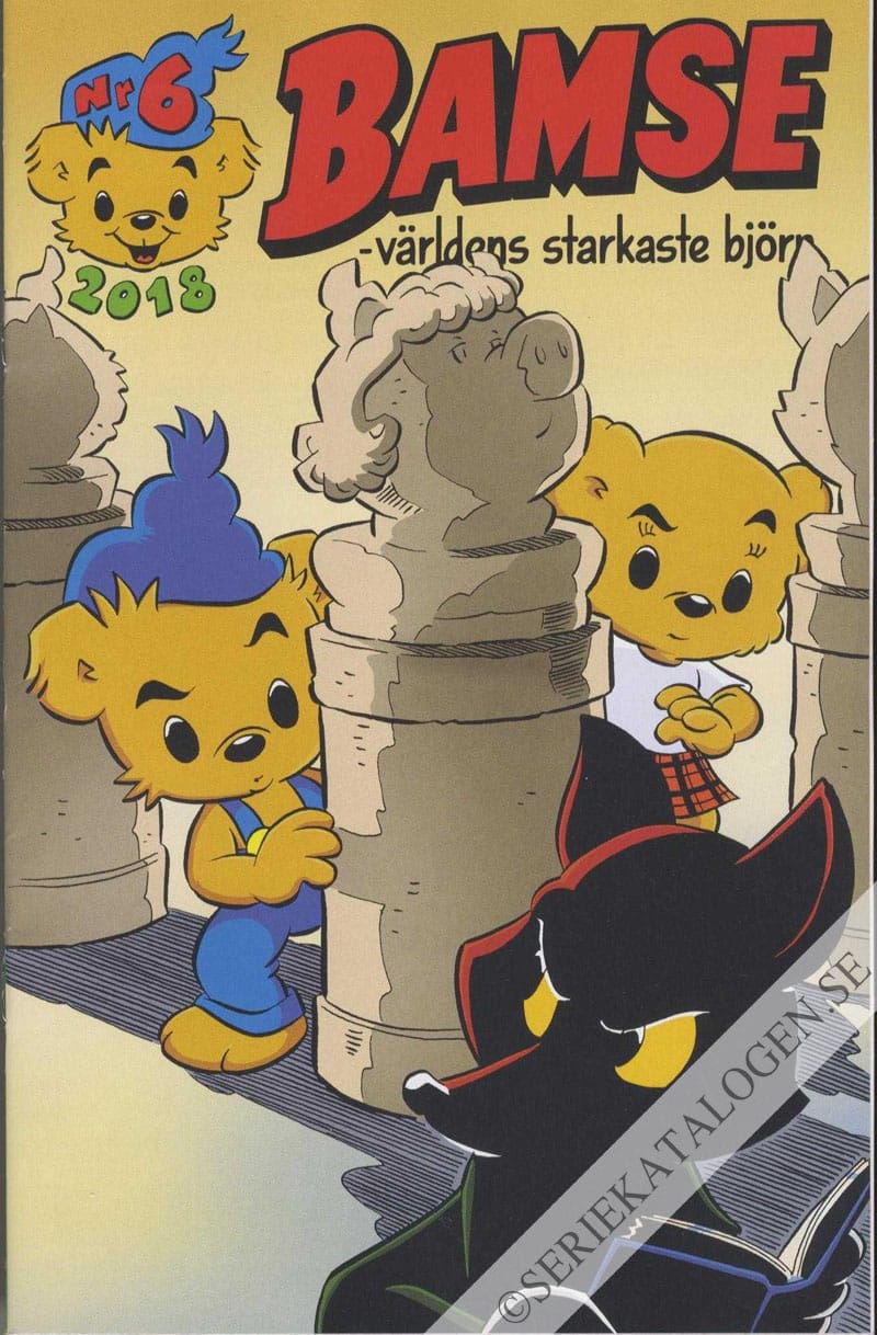 Framsida på Bamse #6 (2018)