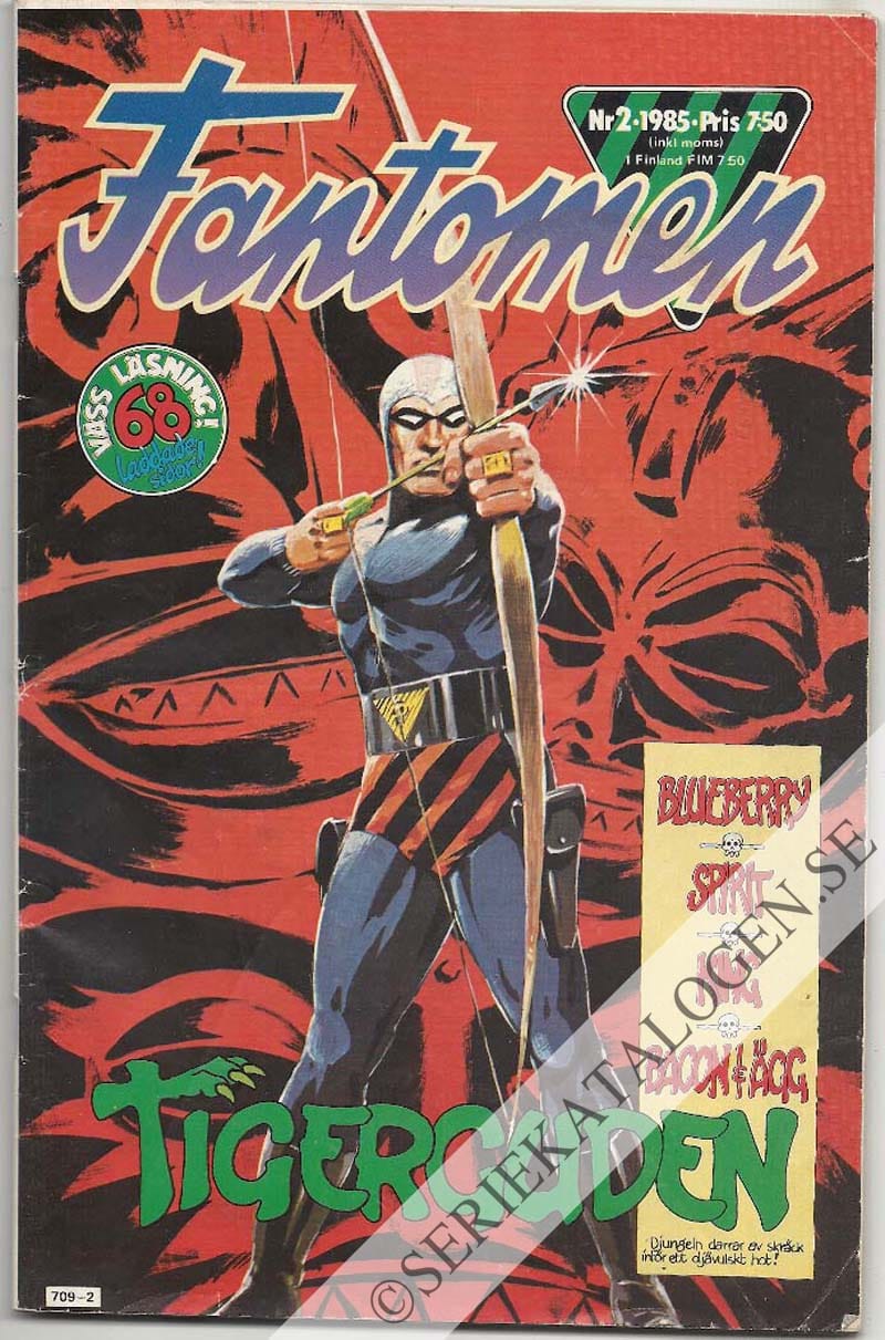 Framsida på Fantomen #2 (1985)