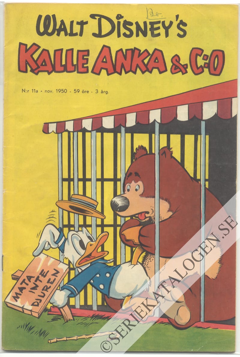 Framsida på Kalle Anka & C:o #11a (1950)