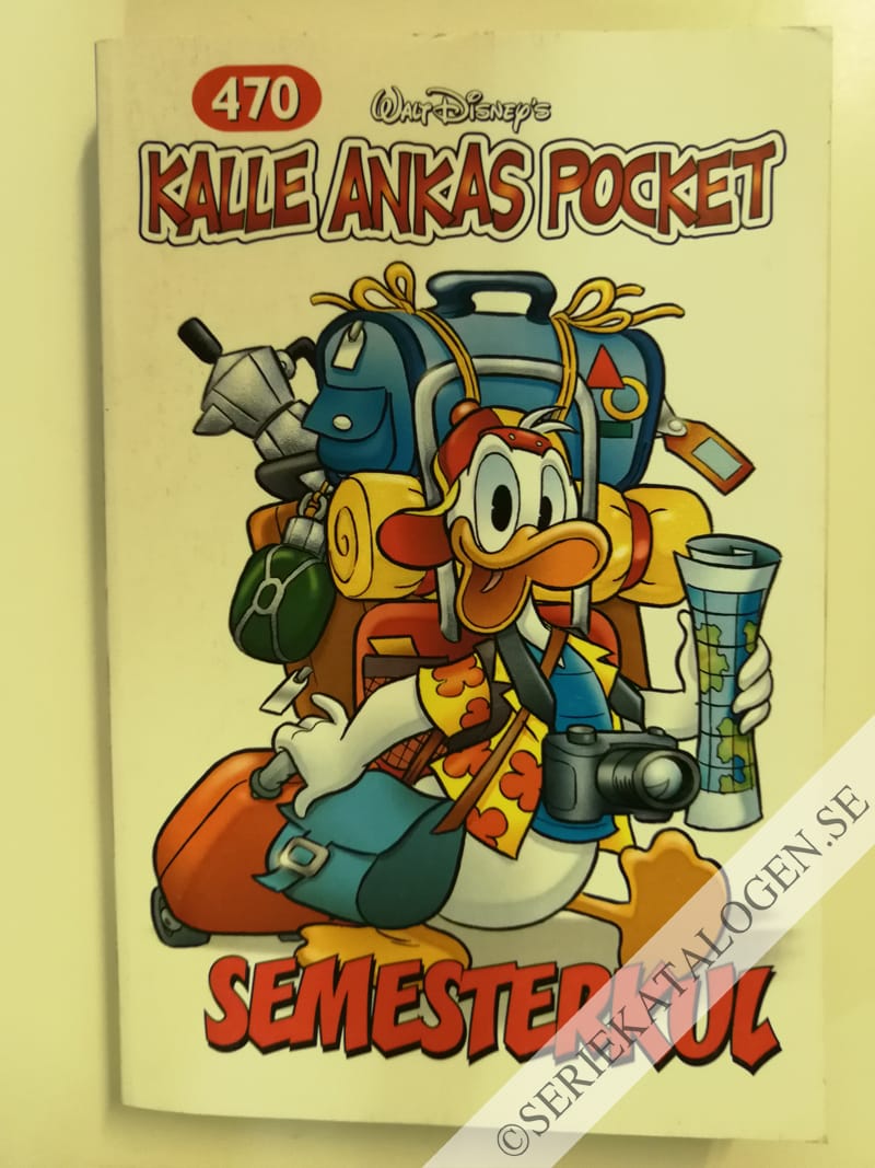 Framsida på Kalle Ankas pocket #470 - Semesterkul (2017)