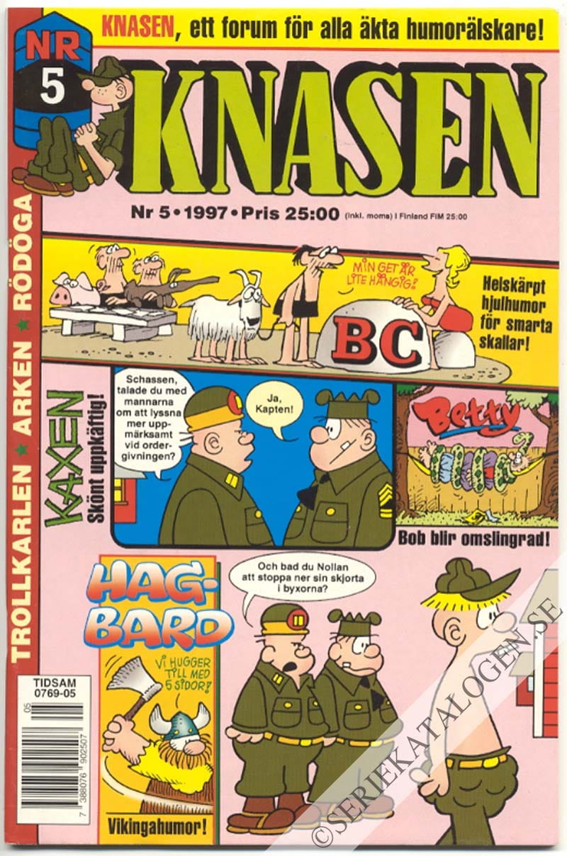 Framsida på Knasen #5 (1997)