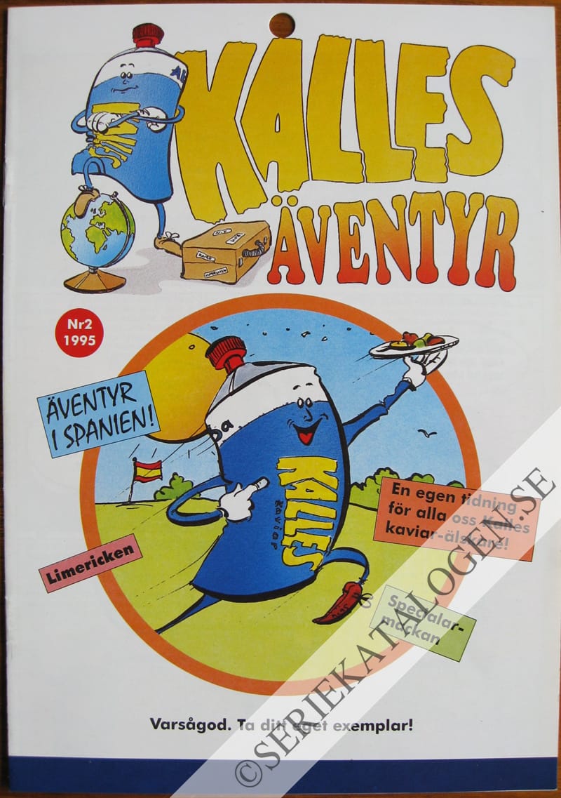 Framsida på Kalles äventyr #2 (1995)
