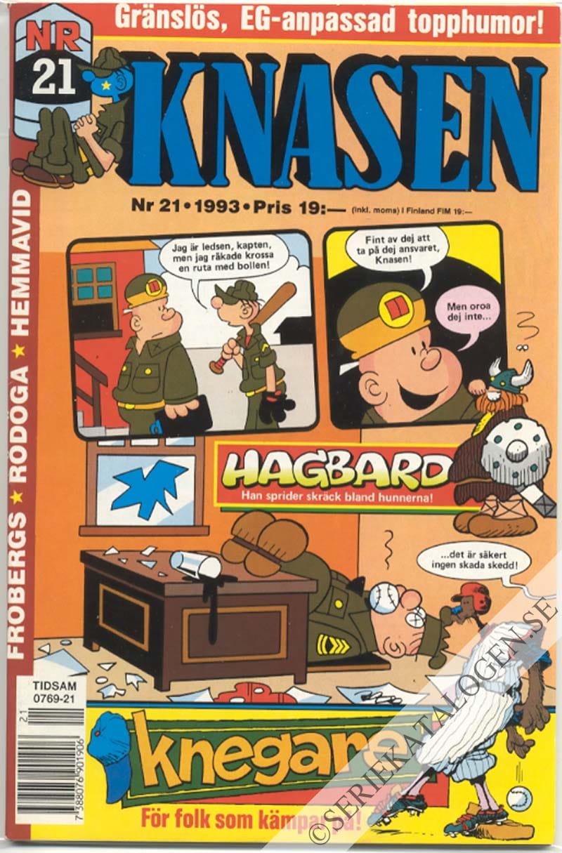 Framsida på Knasen #21 (1993)