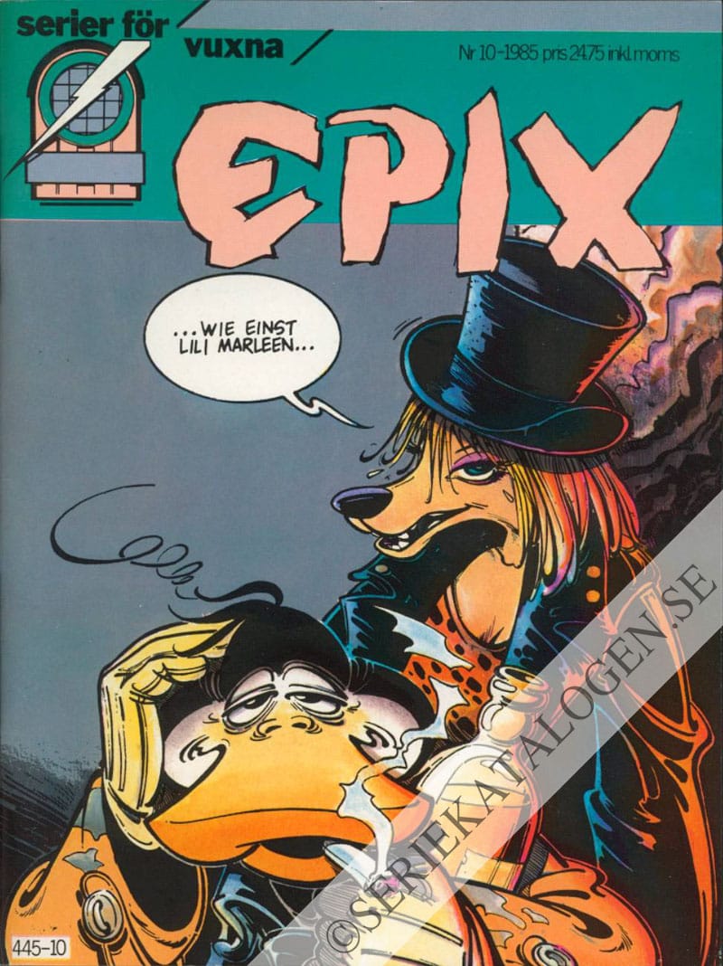Framsida på Epix #10 (1985)