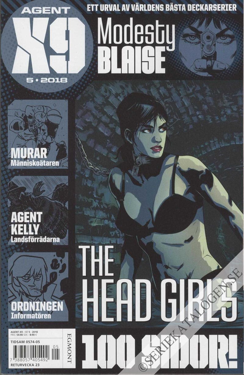 Framsida på Agent X9 #5 (2018)