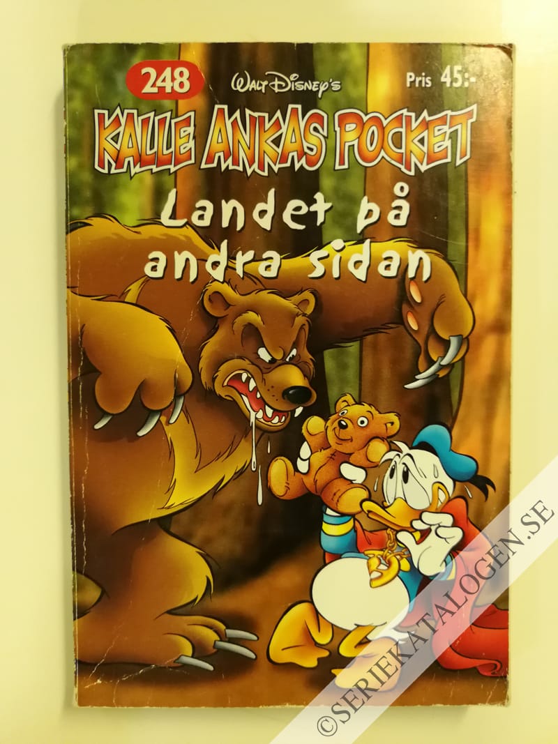 Framsida på Kalle Ankas pocket #248 - Landet på andra sidan (2000)