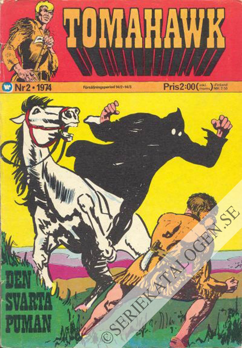 Framsida på Tomahawk #2 (1974)