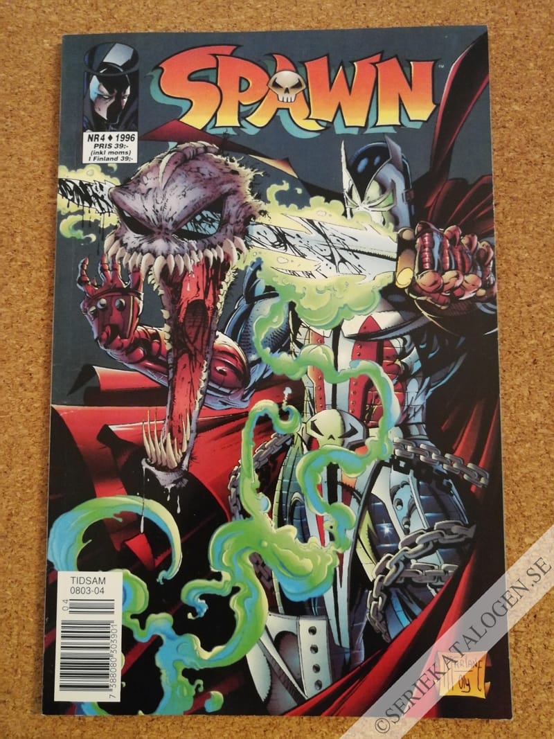 Framsida på Spawn #4 (1996)