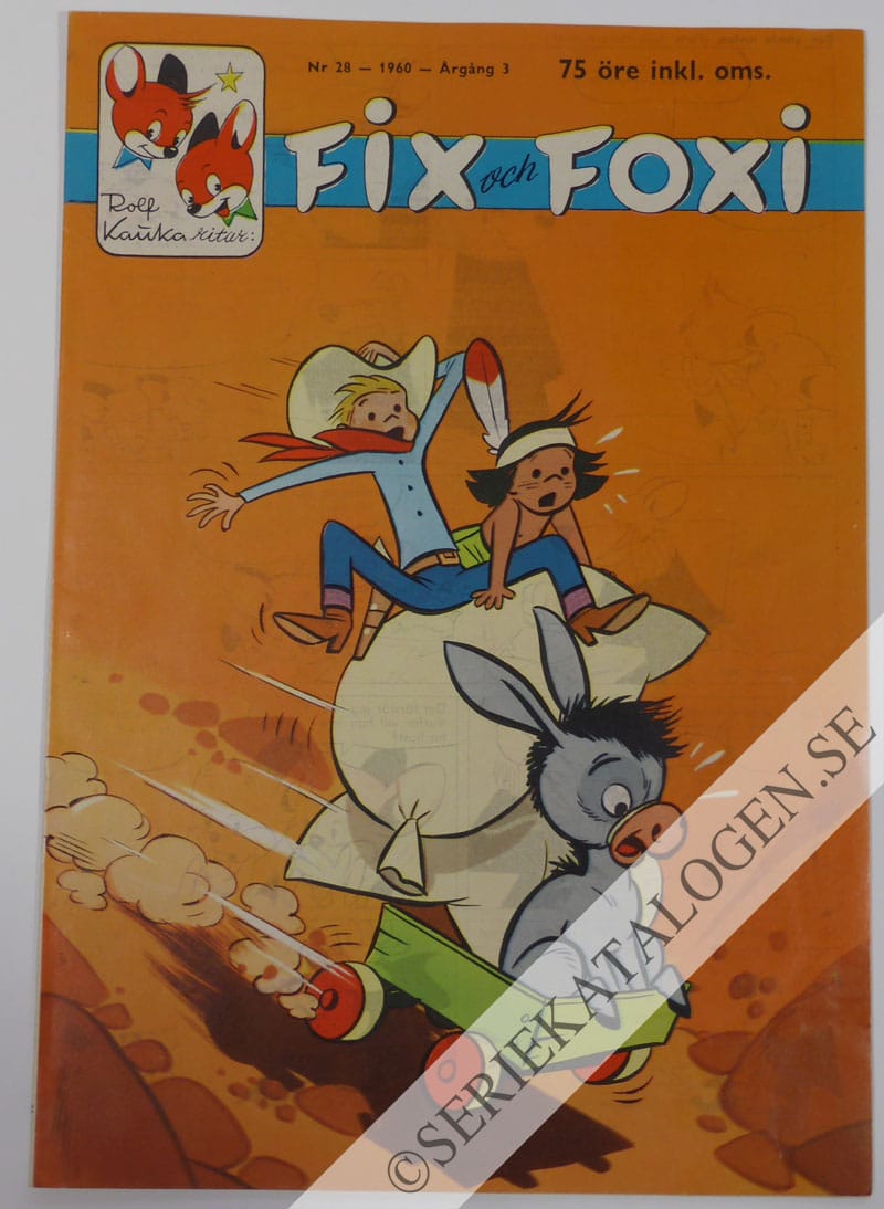 Framsida på Fix och Foxi #28 (1960)