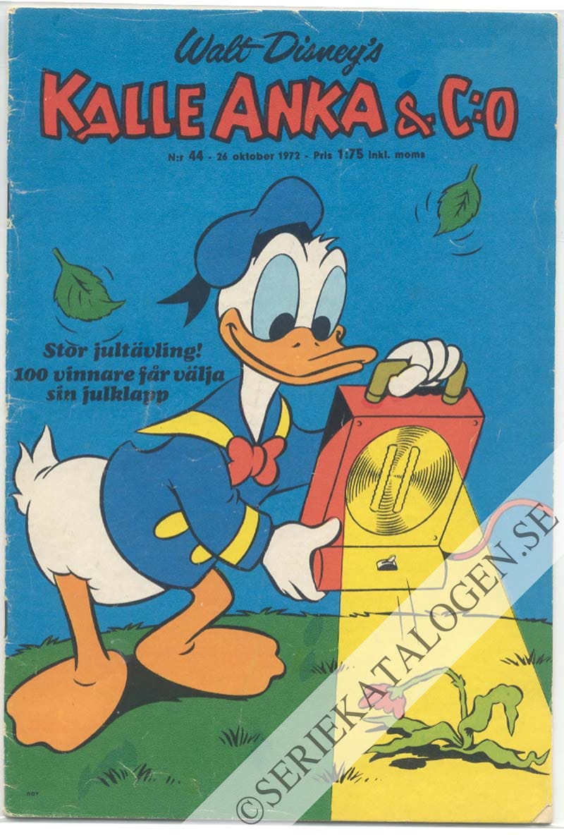 Framsida på Kalle Anka & C:o #44 (1972)