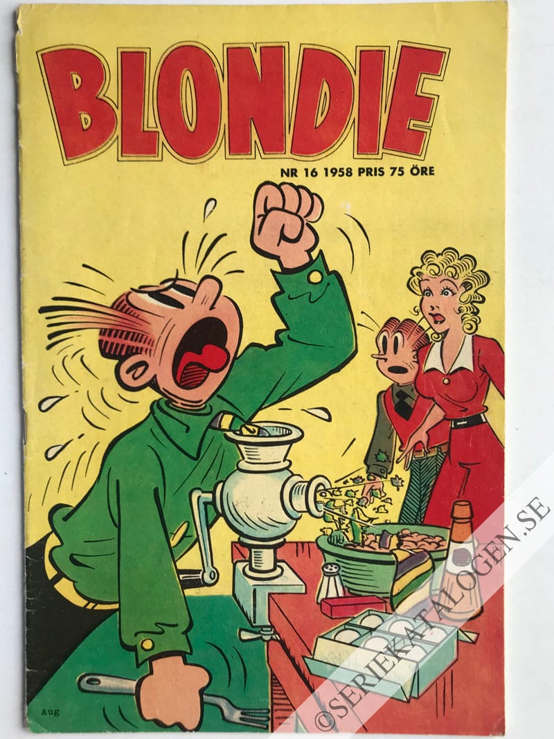 Framsida på Blondie #16 (1958)