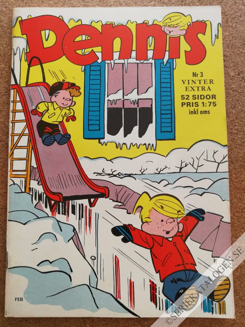 Framsida på Dennis #3 (1969)