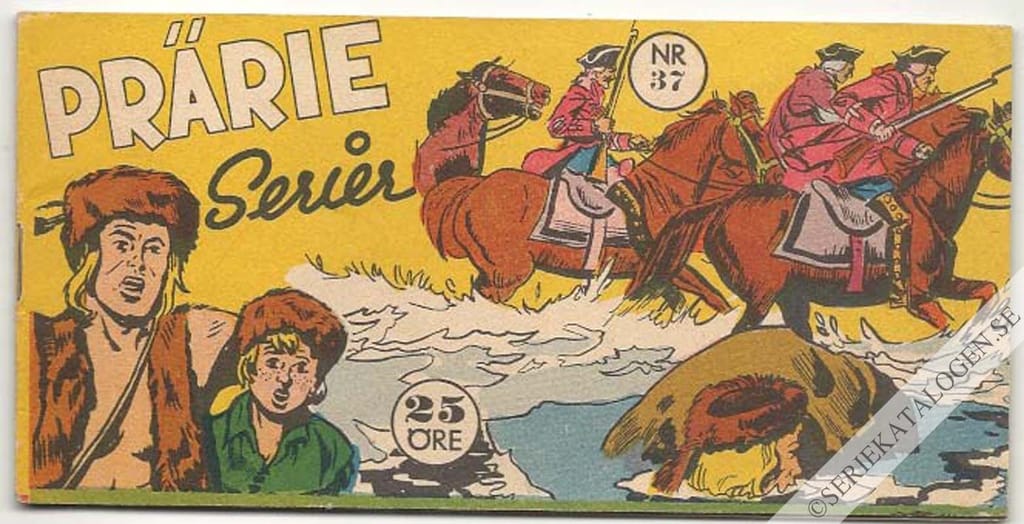 Framsida på Prärie-serier #37 (1957)