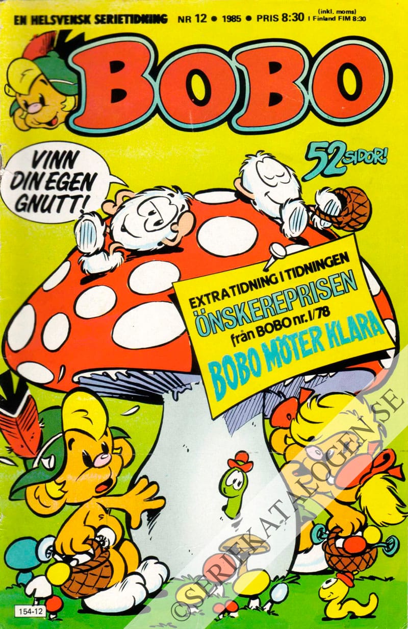 Framsida på Bobo #12 (1985)