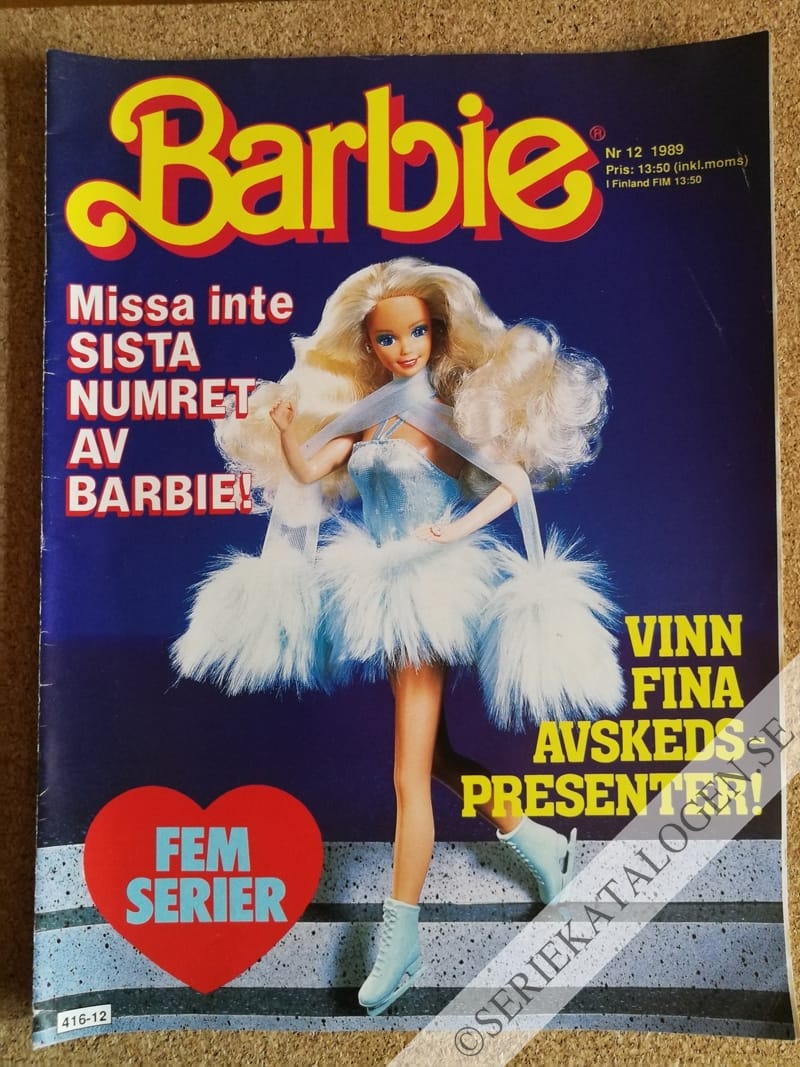 Framsida på Barbie #12 (1989)
