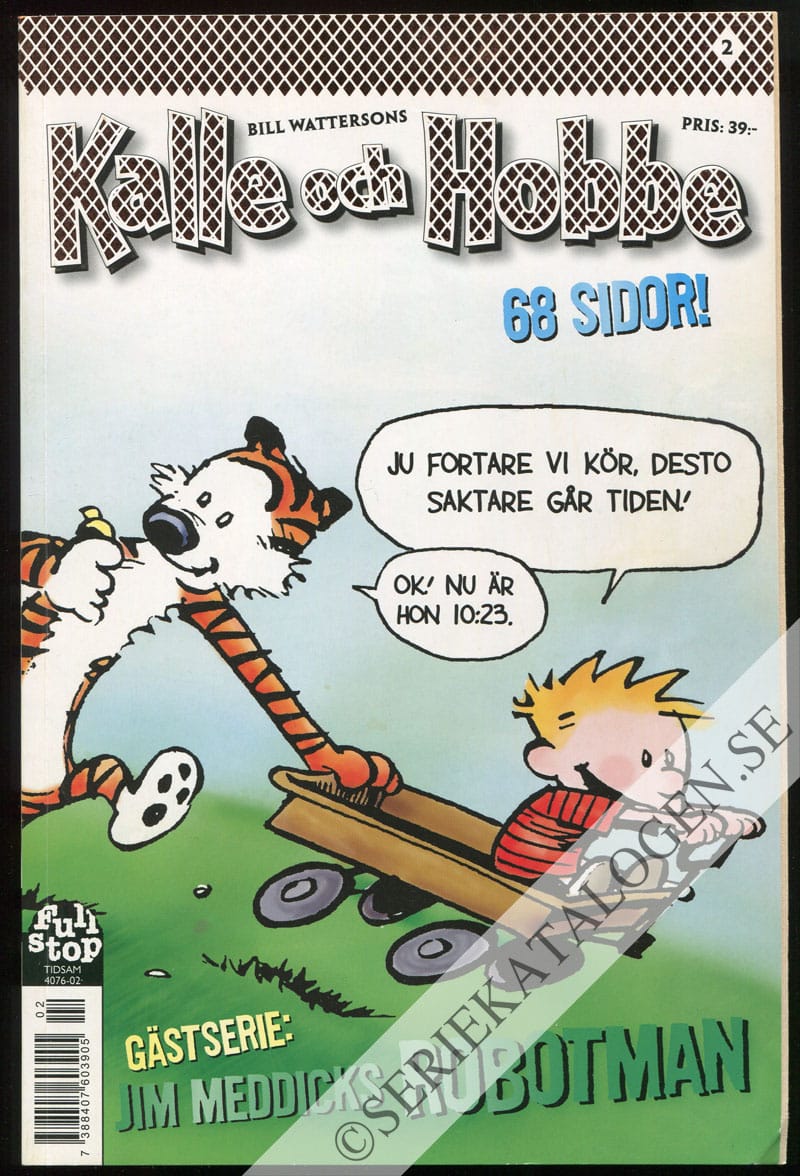 Framsida på Kalle och Hobbe #2 (2006)