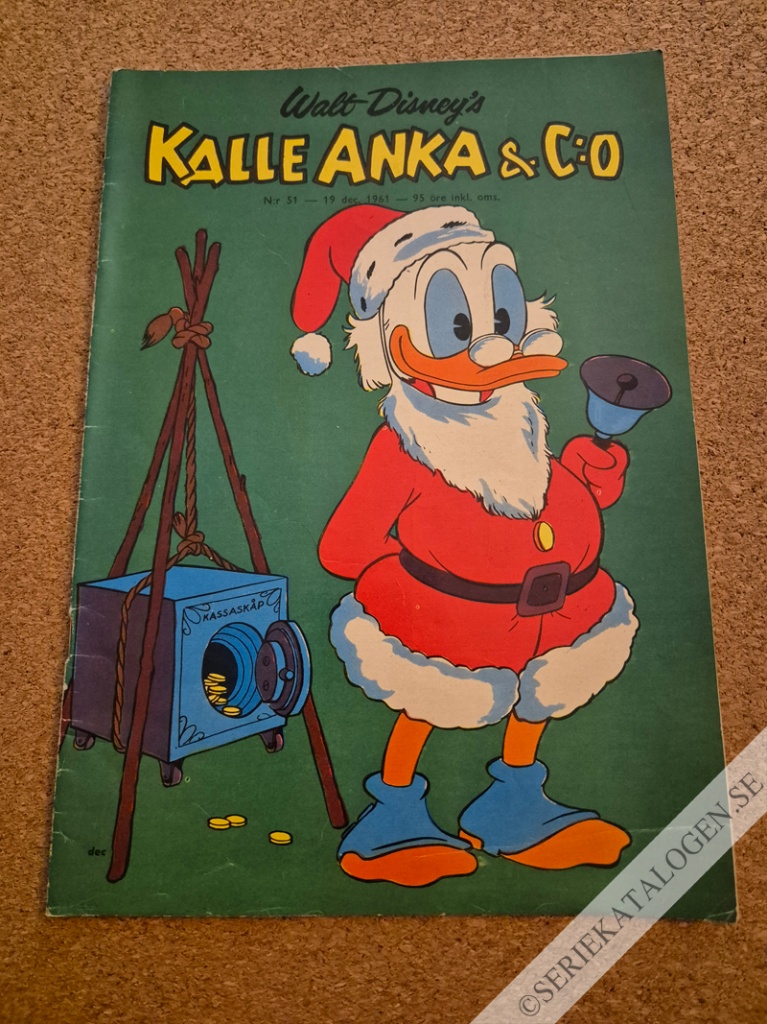 Framsida på Kalle Anka & C:o #51 (1961)