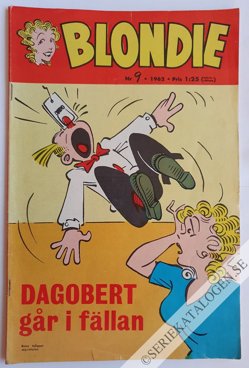 Framsida på Blondie #9 (1962)