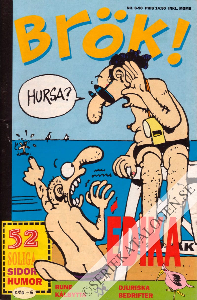 Framsida på Brök! #6 (1990)