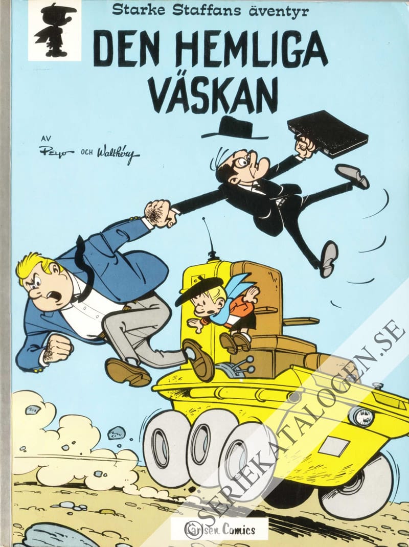 Framsida på Den hemliga väskan (1977)