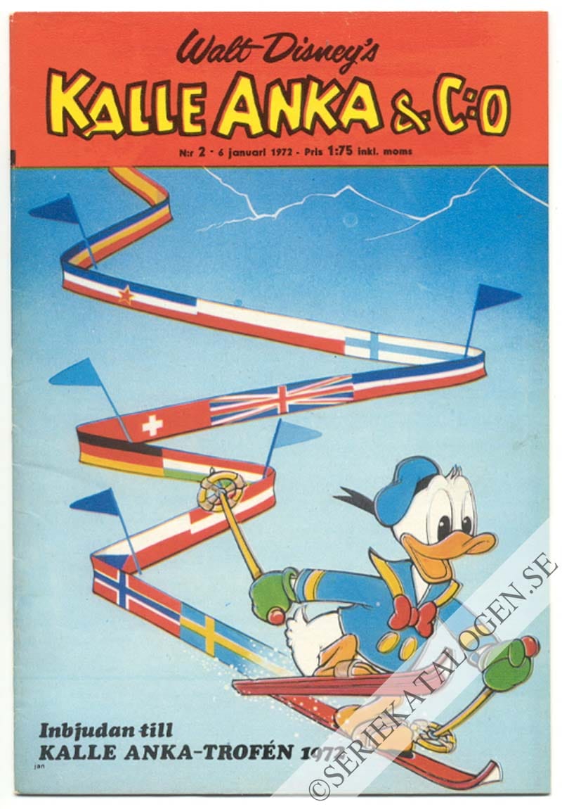 Framsida på Kalle Anka & C:o #2 (1972)