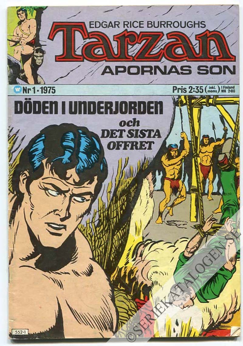 Framsida på Tarzan #1 (1975)
