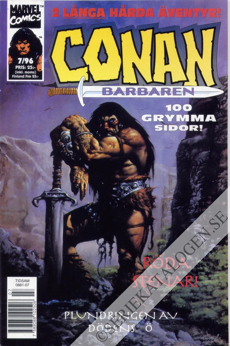 Framsida på Conan barbaren #7 (1996)