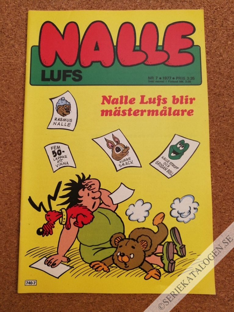 Framsida på Nalle Lufs #7 (1977)