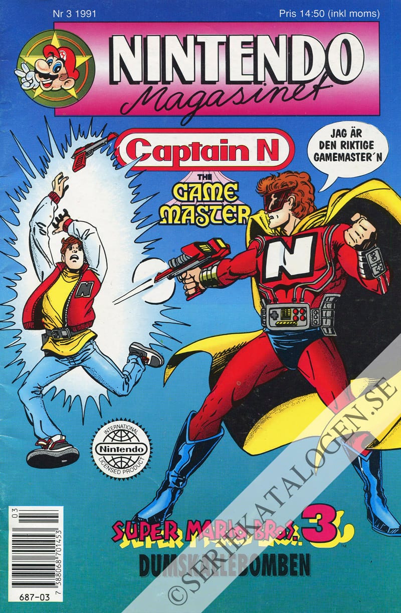 Framsida på Nintendo magasinet #3 (1991)