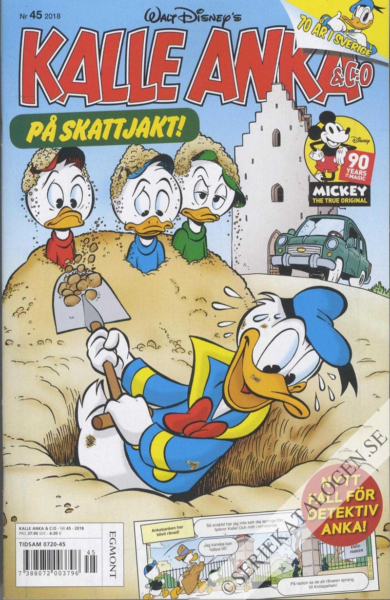 Framsida på Kalle Anka & C:o #45 (2018)