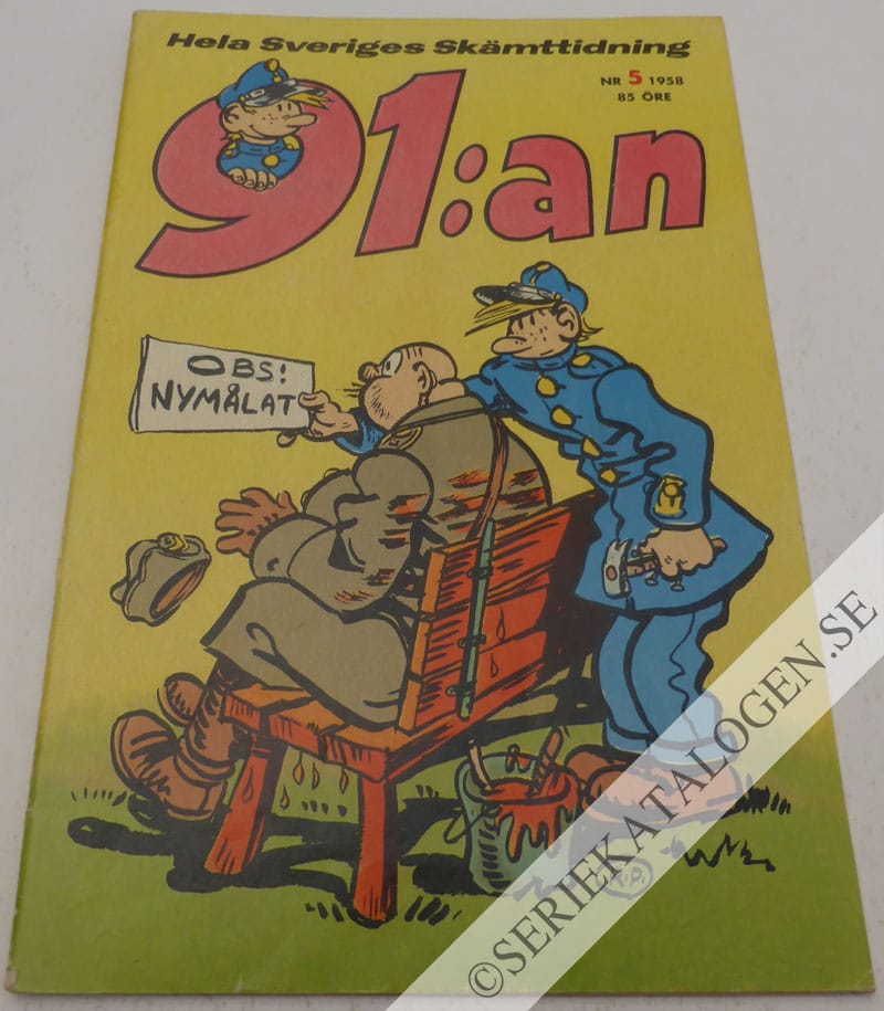 Framsida på 91:an #5 (1958)