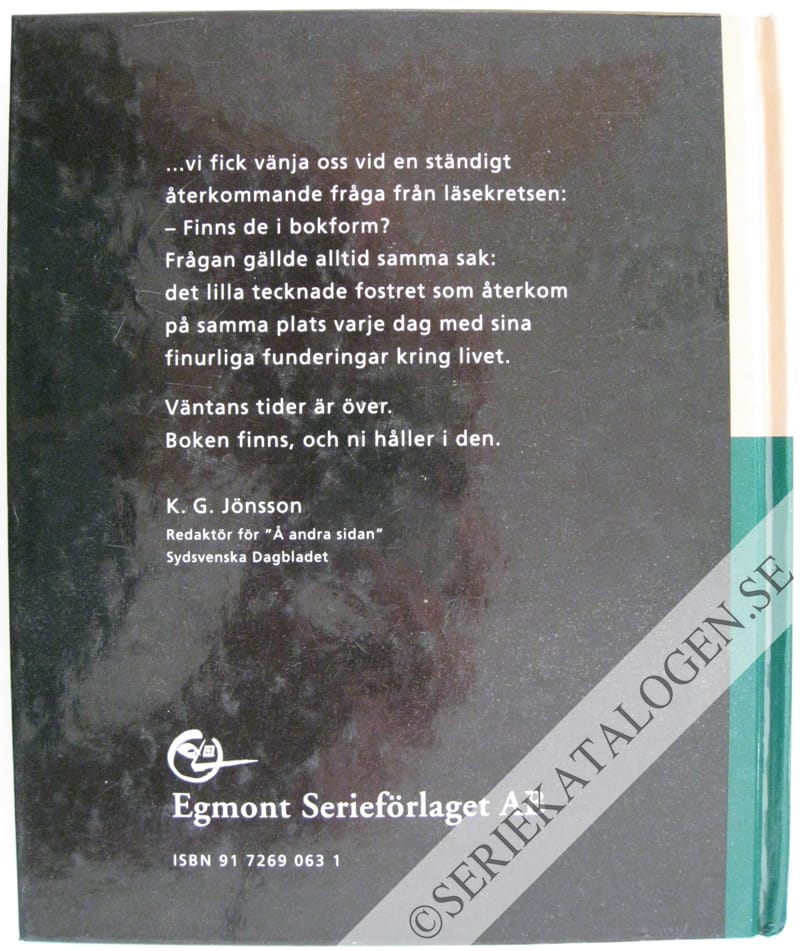 Baksida på En invecklad varelse under utveckling (2000)