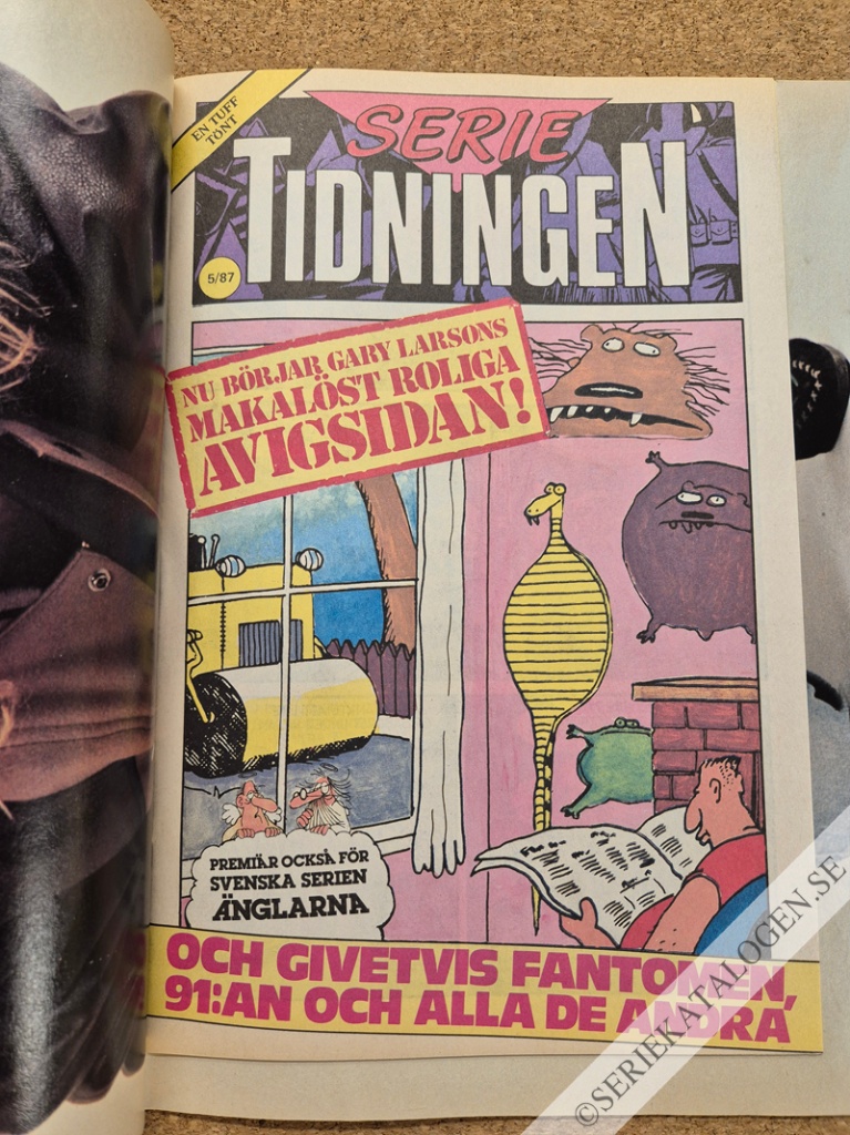 Framsida på Serietidningen #5 (1987)