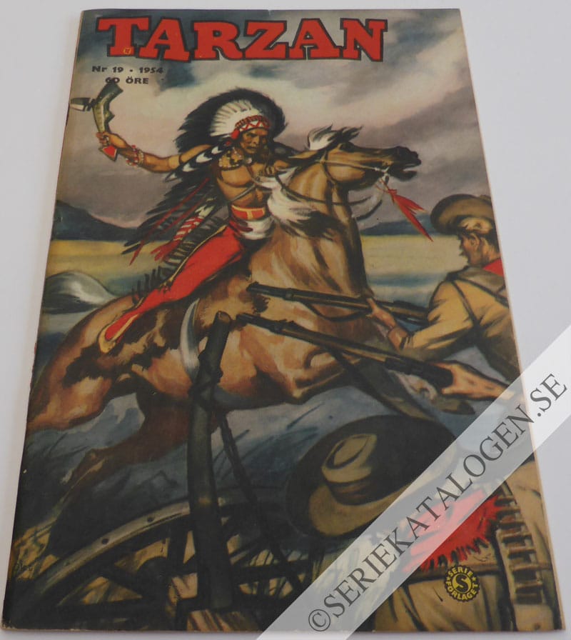 Framsida på Tarzan #19 (1954)