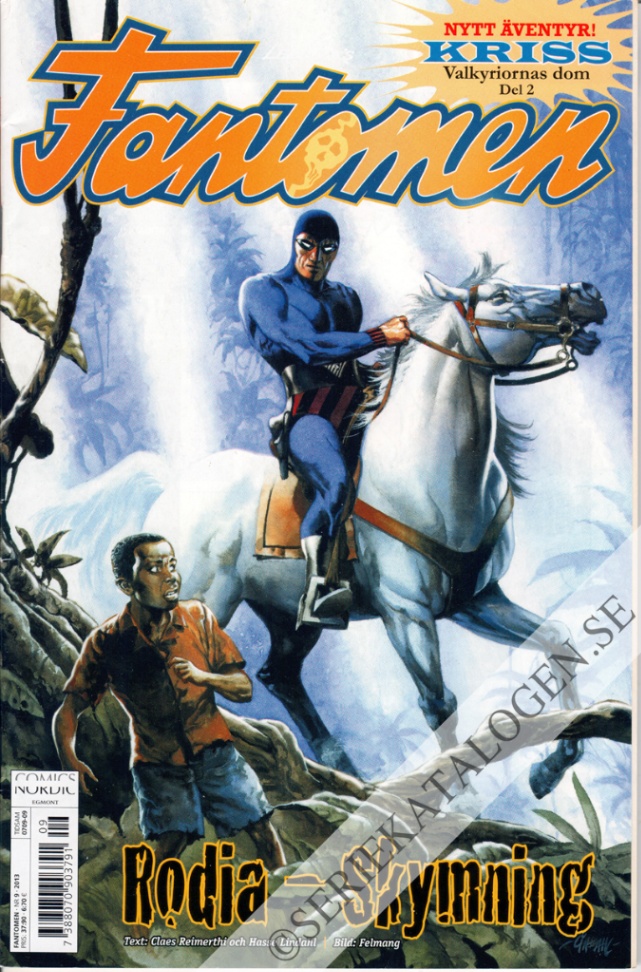 Framsida på Fantomen #9 (2013)