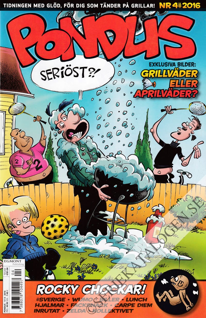 Framsida på Pondus #4 (2016)