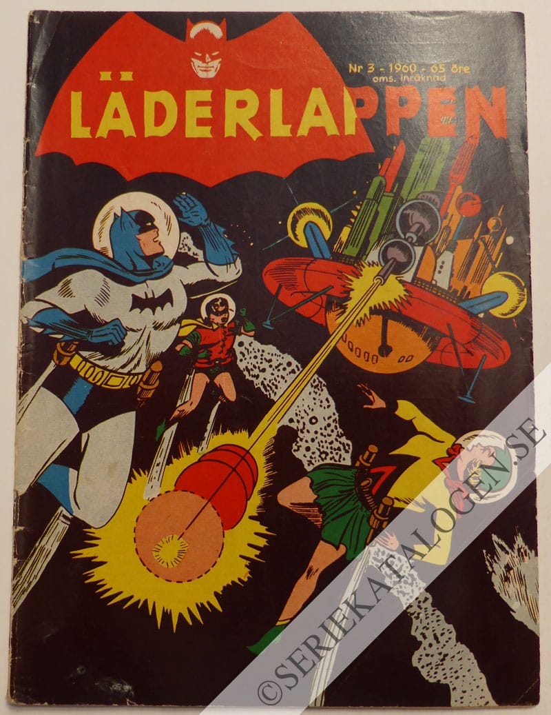 Framsida på Läderlappen och Robin #3 (1960)