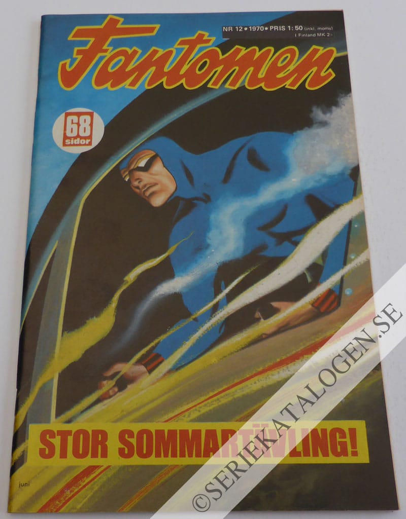 Framsida på Fantomen #12 (1970)