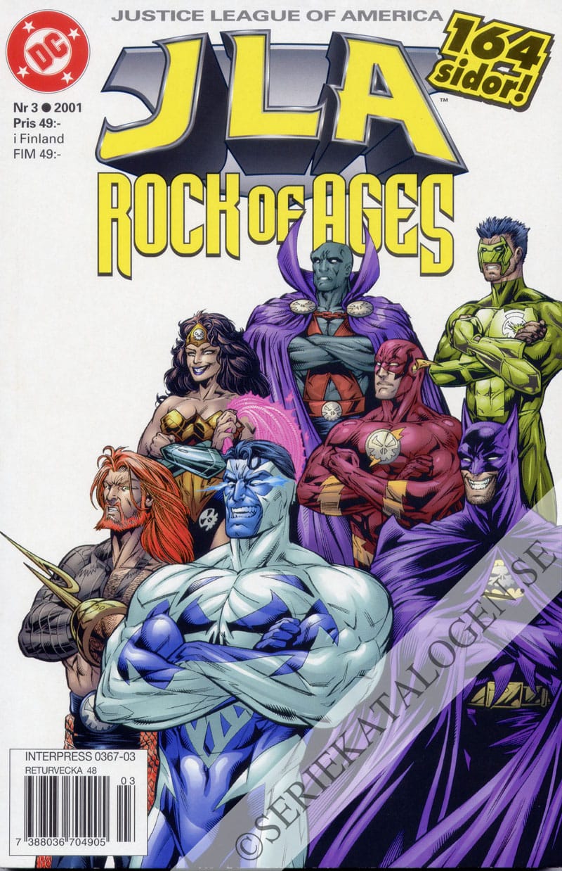 Framsida på Justice League of America - JLA #3 (2001)