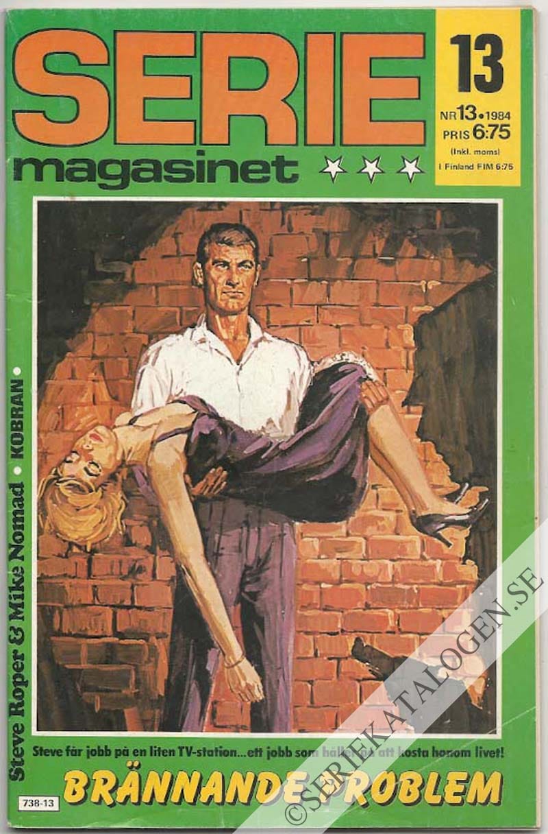 Framsida på Seriemagasinet #13 (1984)